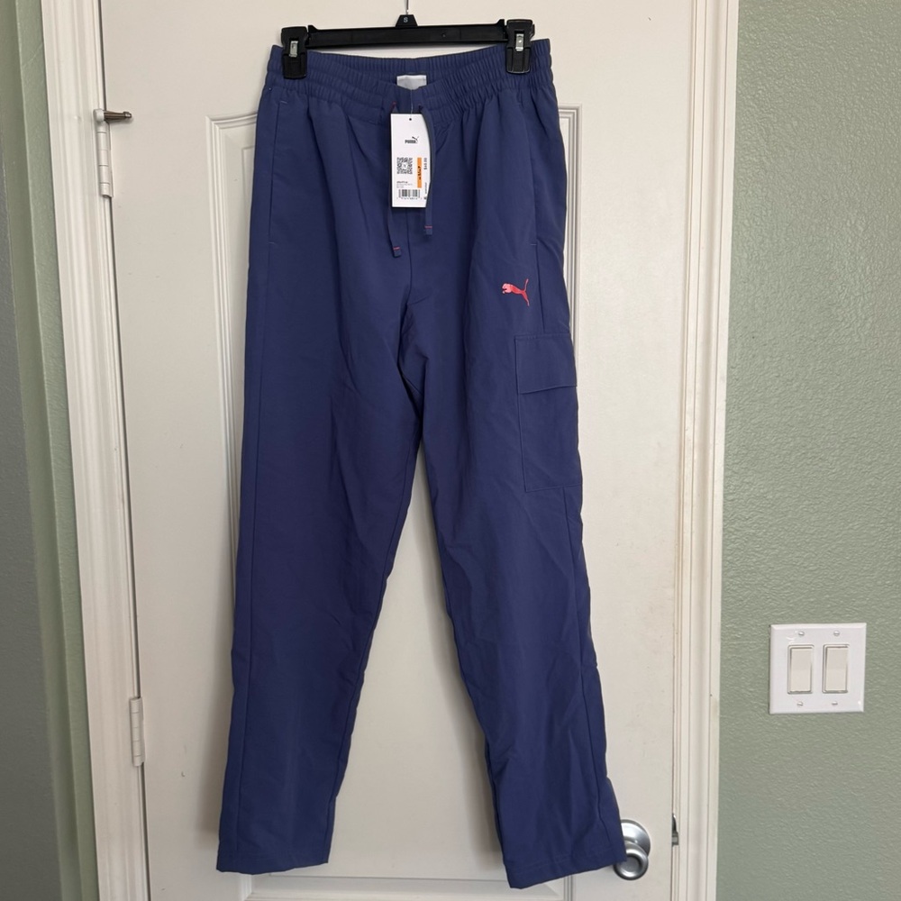 Puma Women's cargo pants elastic waistband drawstring